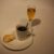Kaffe med hastbulle och ett glas Pajala Airport (blandad av Vivören: 2 delar bananlikör, 1 del whisky, några hjortron.)