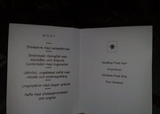 Nåbel meny.