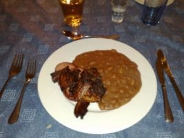 Bertils bruna bönor med fläsk.