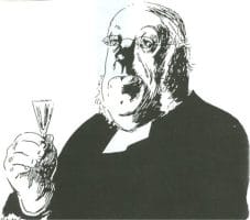 Pastor Pinus svarar på frågor.